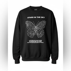 Yours Truly Phora Sweatshirt Stars in the Sky Size XL New Unisex Rare